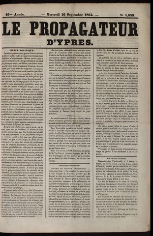 Le Propagateur (1818-1871) 1862-09-10