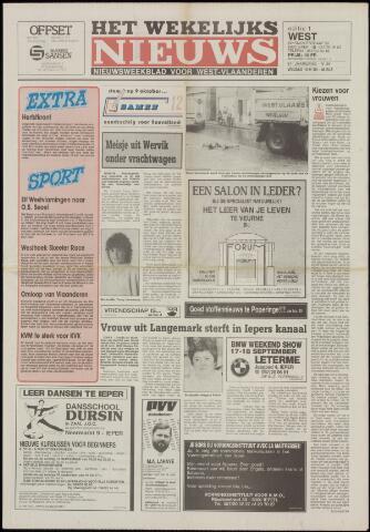 Het Wekelijks Nieuws (1946-1990) 1988-09-16