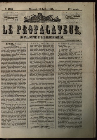 Le Propagateur (1818-1871) 1844-07-10