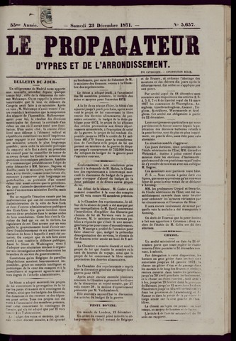 Le Propagateur (1818-1871) 1871-12-23