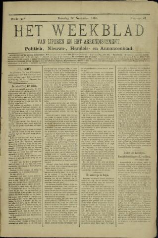 Het weekblad van Ijperen (1886-1906) 1888-11-21
