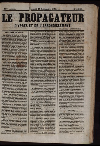 Le Propagateur (1818-1871) 1870-09-24