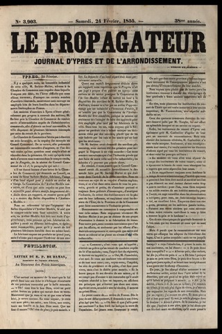 Le Propagateur (1818-1871) 1855-02-24