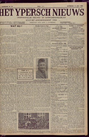 Het Ypersch nieuws (1929-1971) 1958-07-12