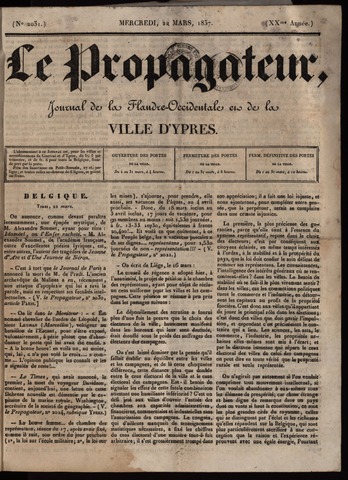 Le Propagateur (1818-1871) 1837-03-22