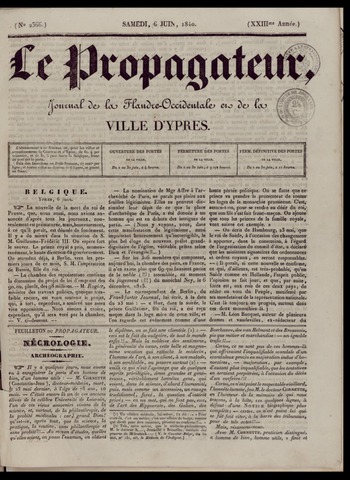 Le Propagateur (1818-1871) 1840-06-06