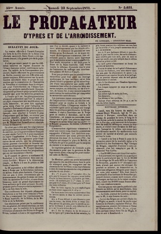 Le Propagateur (1818-1871) 1871-09-23