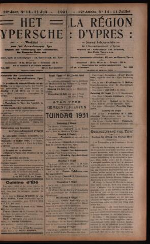 Het Ypersch nieuws (1929-1971) 1931-07-11