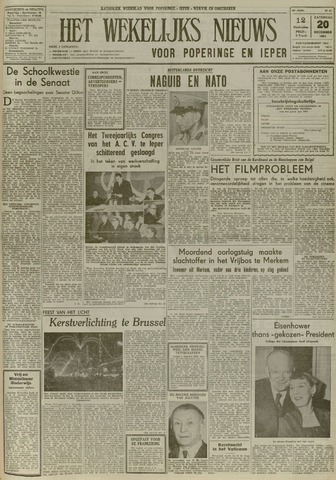 Het Wekelijks Nieuws (1946-1990) 1952-12-20