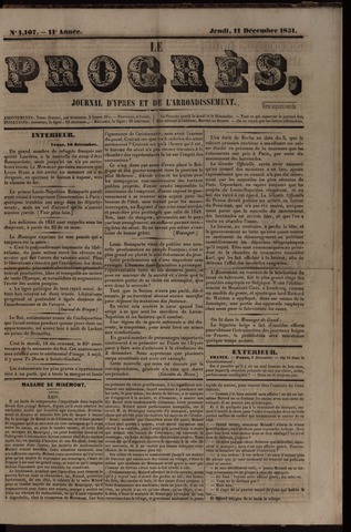 Le Progrès (1841-1914) 1851-12-11