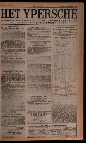 Het Ypersch nieuws (1929-1971) 1942-09-25