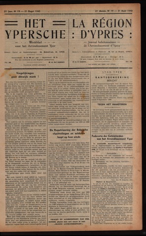 Het Ypersch nieuws (1929-1971) 1940-08-31