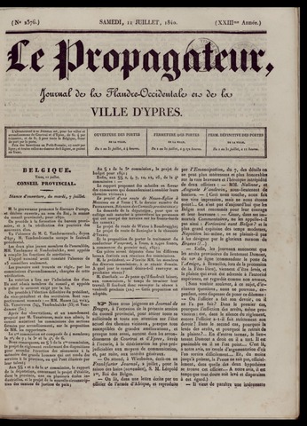 Le Propagateur (1818-1871) 1840-07-11