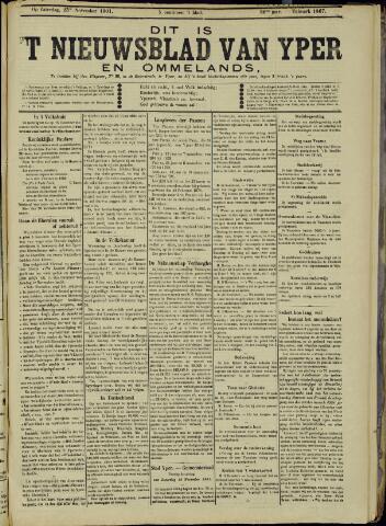 Nieuwsblad van Yperen en van het Arrondissement (1872 - 1912) 1901-11-23