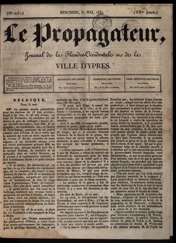 Le Propagateur (1818-1871) 1837-05-31