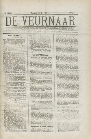 De Veurnaar (1838-1937) 1881-05-11