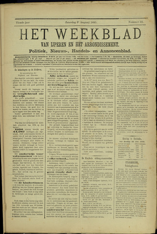 Het weekblad van Ijperen (1886-1906) 1895-08-03