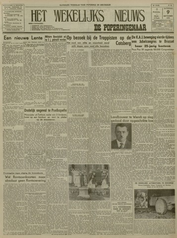 Het Wekelijks Nieuws (1946-1990) 1950-09-09