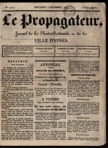 Le Propagateur (1818-1871) 1837-12-06