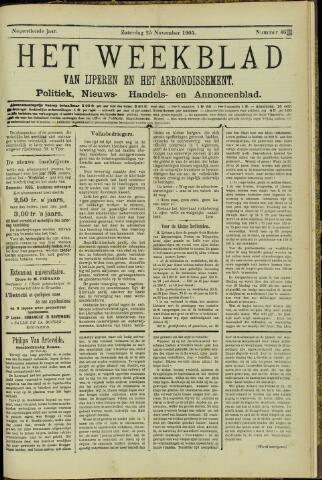 Het weekblad van Ijperen (1886 - 1906) 1905-11-25