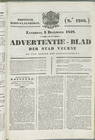 Het Advertentieblad (1825-1914) 1848-12-02