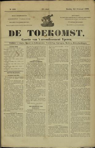 De Toekomst (1862-1894) 1888-02-12