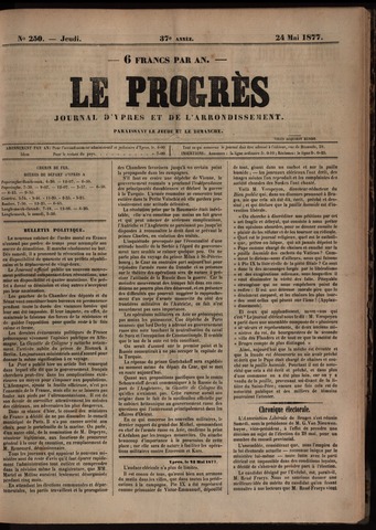 Le Progrès (1841-1914) 1877-05-24