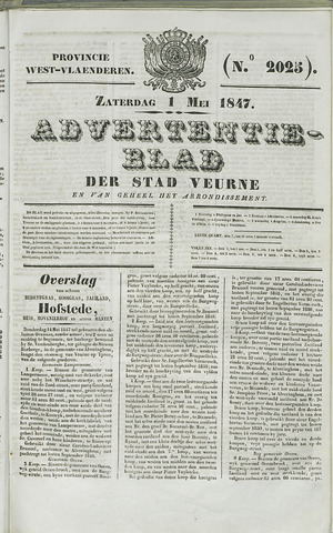 Het Advertentieblad (1825-1914) 1847-05-01