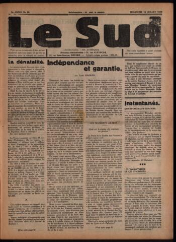 Le Sud (1934-1939) 1939-07-16