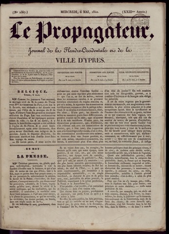 Le Propagateur (1818-1871) 1840-05-06