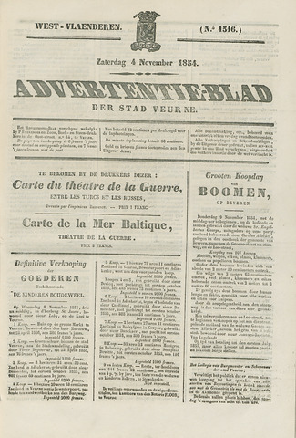 Het Advertentieblad (1825-1914) 1854-11-04