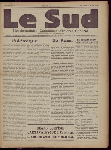 Le Sud (1934-1939) 1934-03-11