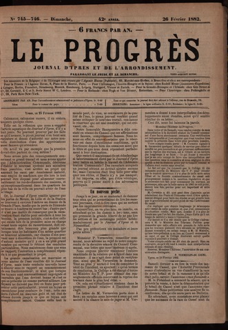 Le Progrès (1841-1914) 1882-02-26