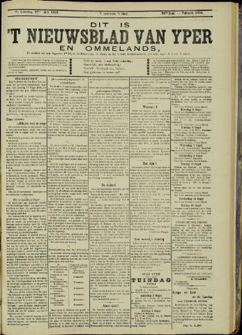 Nieuwsblad van Yperen en van het Arrondissement (1872 - 1912) 1901-07-27