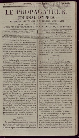 Le Propagateur (1818-1871) 1827-07-11
