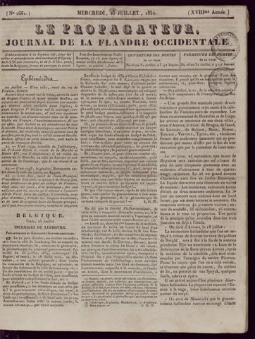 Le Propagateur (1818-1871) 1834-07-23
