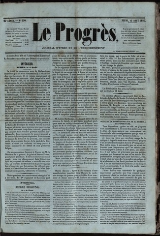 Le Progrès (1841-1914) 1846-08-13