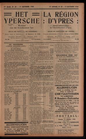 Het Ypersch nieuws (1929-1971) 1936-10-17