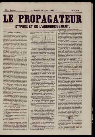 Le Propagateur (1818-1871) 1867-08-24