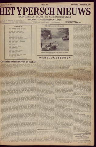 Het Ypersch nieuws (1929-1971) 1956-11-03