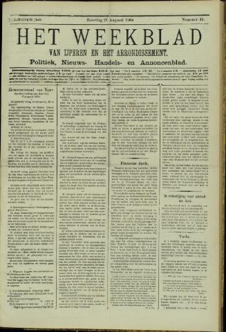 Het weekblad van Ijperen (1886-1906) 1904-08-27