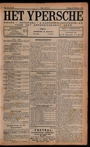 Het Ypersch nieuws (1929-1971) 1941-10-24