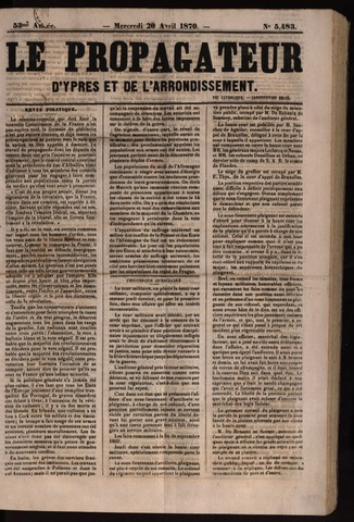 Le Propagateur (1818-1871) 1870-04-20