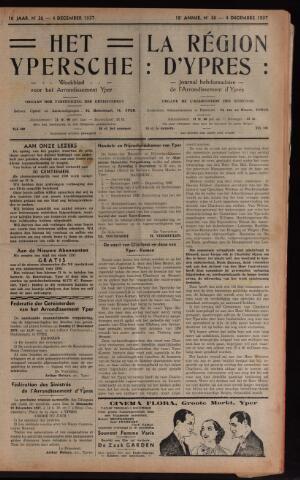 Het Ypersch nieuws (1929-1971) 1937-12-04