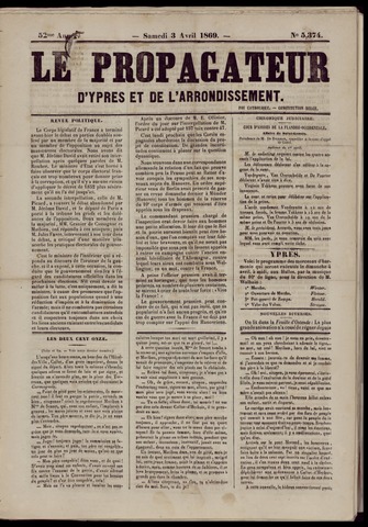 Le Propagateur (1818-1871) 1869-04-03