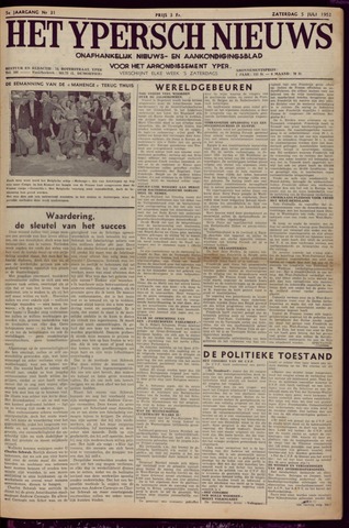 Het Ypersch nieuws (1929-1971) 1952-07-05