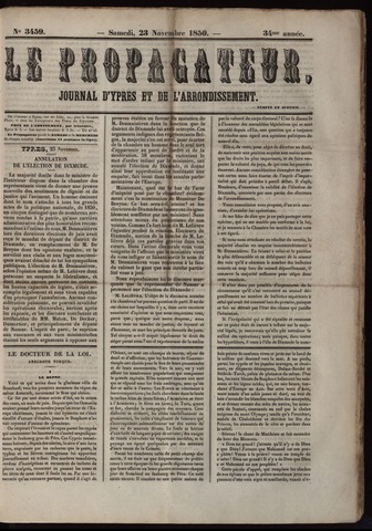 Le Propagateur (1818-1871) 1850-11-23