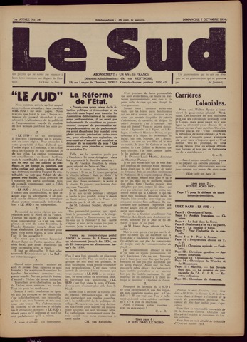Le Sud (1934-1939) 1934-10-07