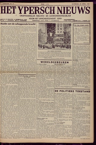 Het Ypersch nieuws (1929-1971) 1951-04-28