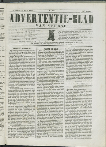 Het Advertentieblad (1825-1914) 1865-07-15